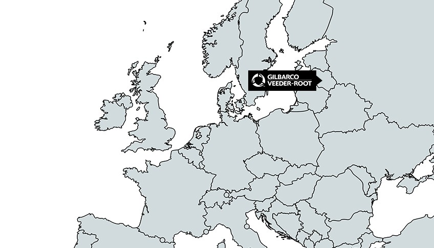 Kort over Letland
