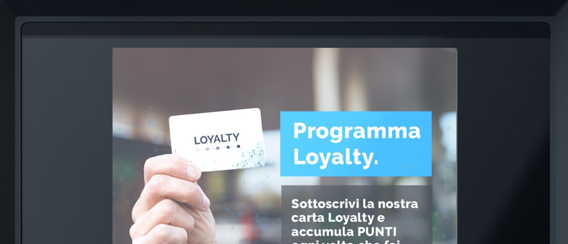 Flexpay terminal showing loyalty program