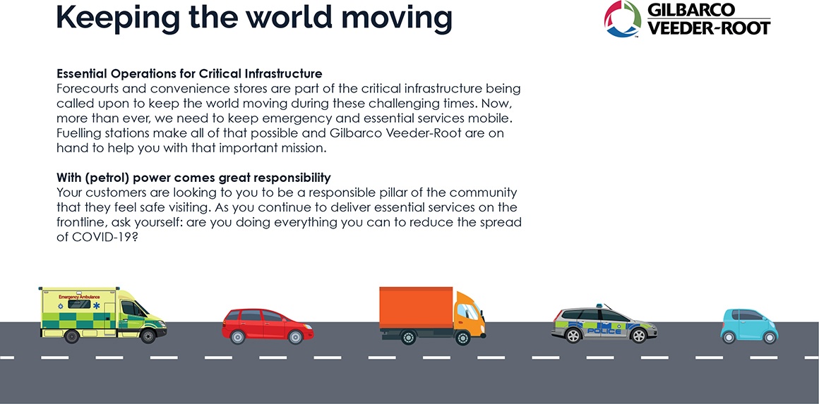 Forecourts and fuelling stations during COVID-19 are vital for keeping the world moving