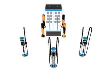 EV distribution units and power supply