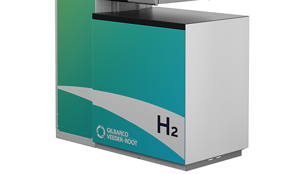 Customisable cabinets and towers Hydrogen fuel tower with custom print