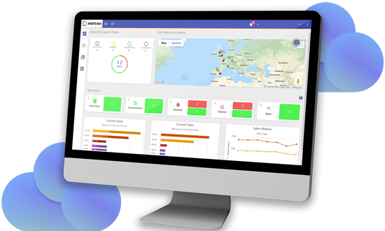 Insite360 Fuel Suite platform on a desktop computer