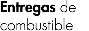 Entregas de combustible
