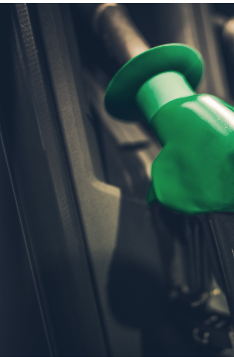 Gasoline Pump Nozzles Closeup Photo  Gas Station Equipment  Car Refuel Concept