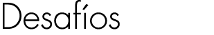 Desafíos