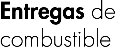 Entregas de combustible