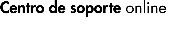 Centro de soporte online