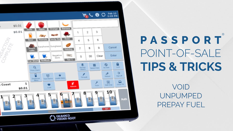 Void Unpumped Prepay Fuel