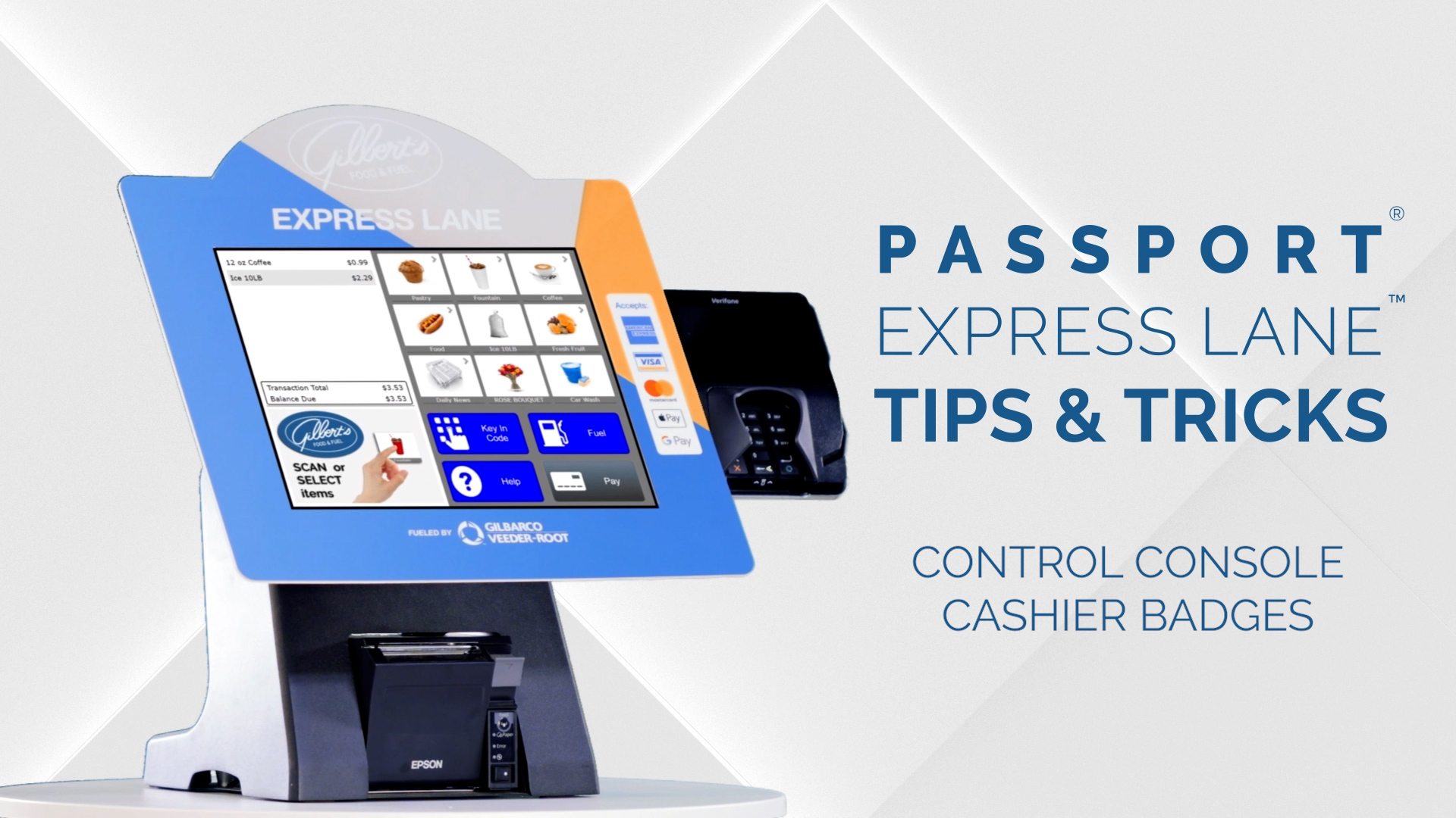 Control Console Cashier Badges