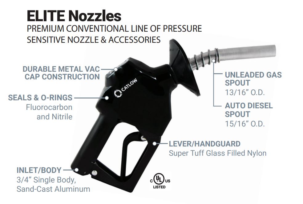 Elite S 3 4 Automatic Shutoff Nozzle Gilbarco Veeder Root